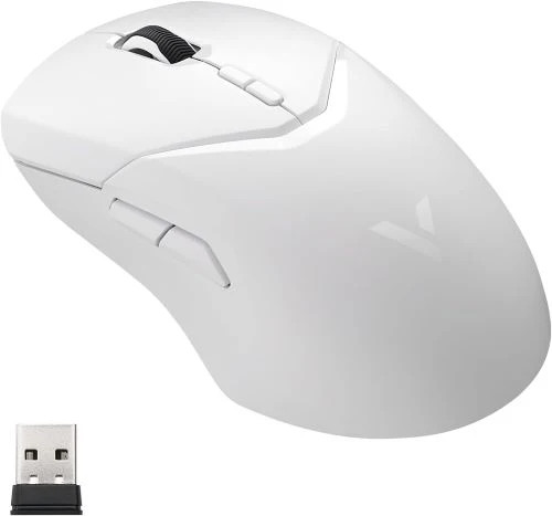 Rapoo VT9Pro Souris de jeu sans fil – Souris de jeu à capteur PAW 3398, 26 000 DPI, performance de qualité e-sport, temps de réponse de 1 ms, légère 68 g, 10 boutons programmables, longue durée de vie