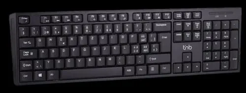 Clavier sans fil CLASSY noir - QWERTZ (SUISSE)