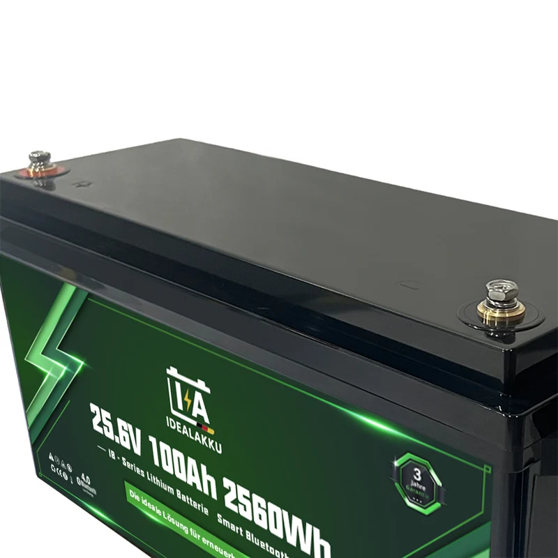 Batterie LiFePO4 IDEALAKKU IB-24-100 25.6V 100Ah Bluetooth