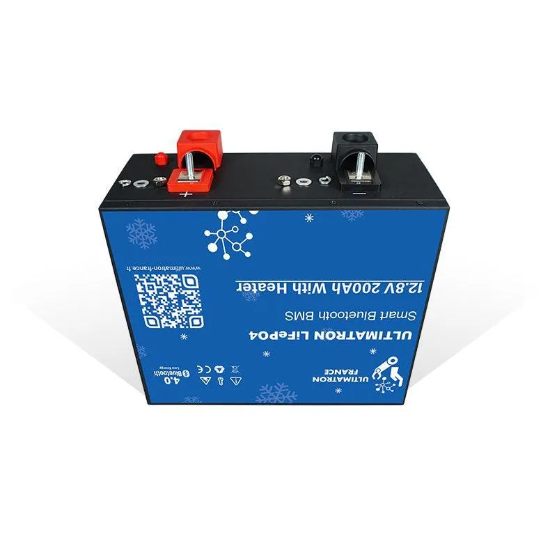 Batterie LiFePO4 12V 200Ah LFP Ultimatron chauffage Bluetooth