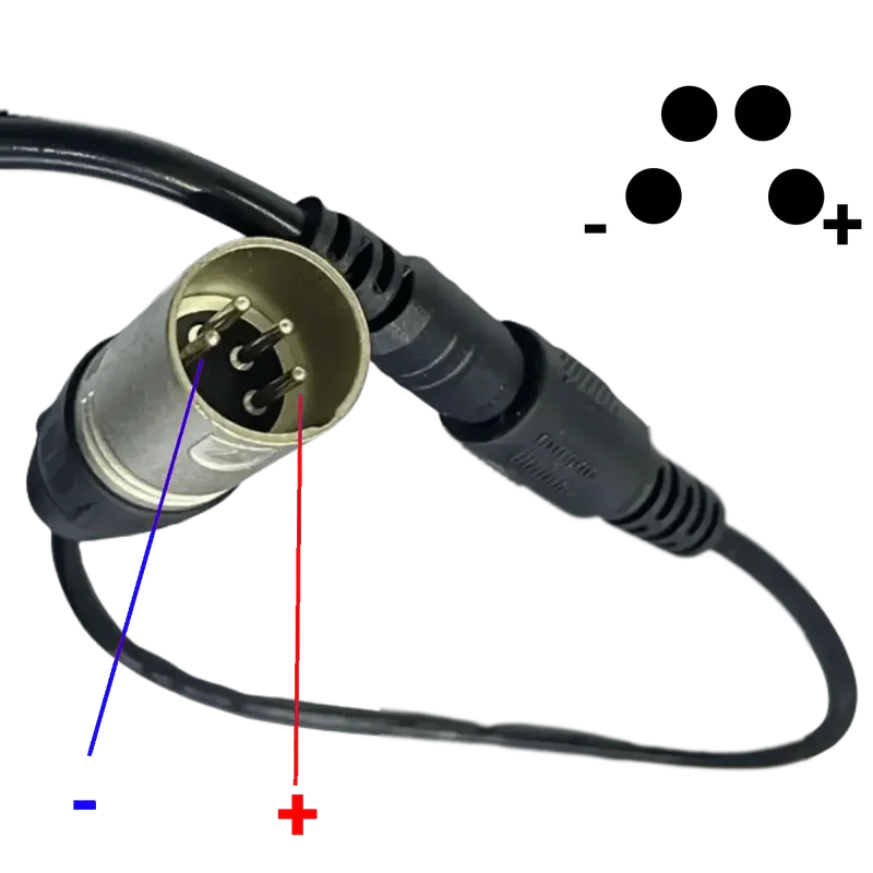 Chargeur pour Trottinette 29.4V 3A Connecteur 4 PIN XLR