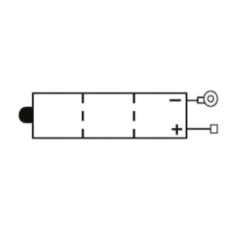 Batterie Moto YUASA 6N4A-4D 6V 4Ah – Sans Acide à Remplir