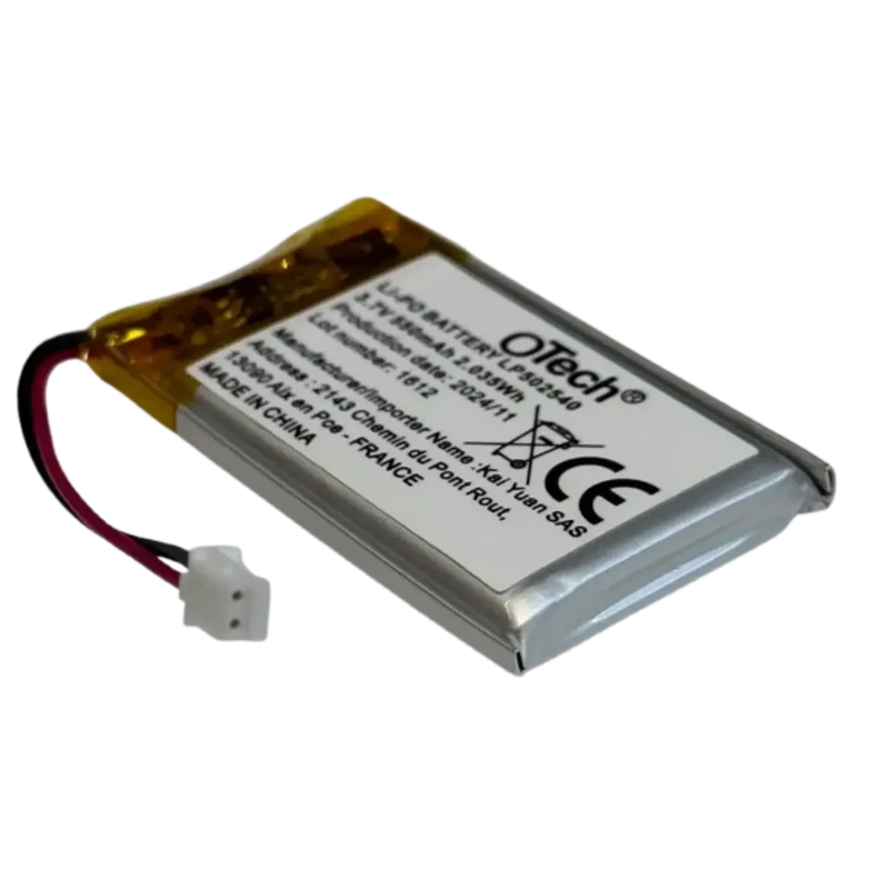 Batterie 502542 Lipo avec PCM 3.7V 550mAh