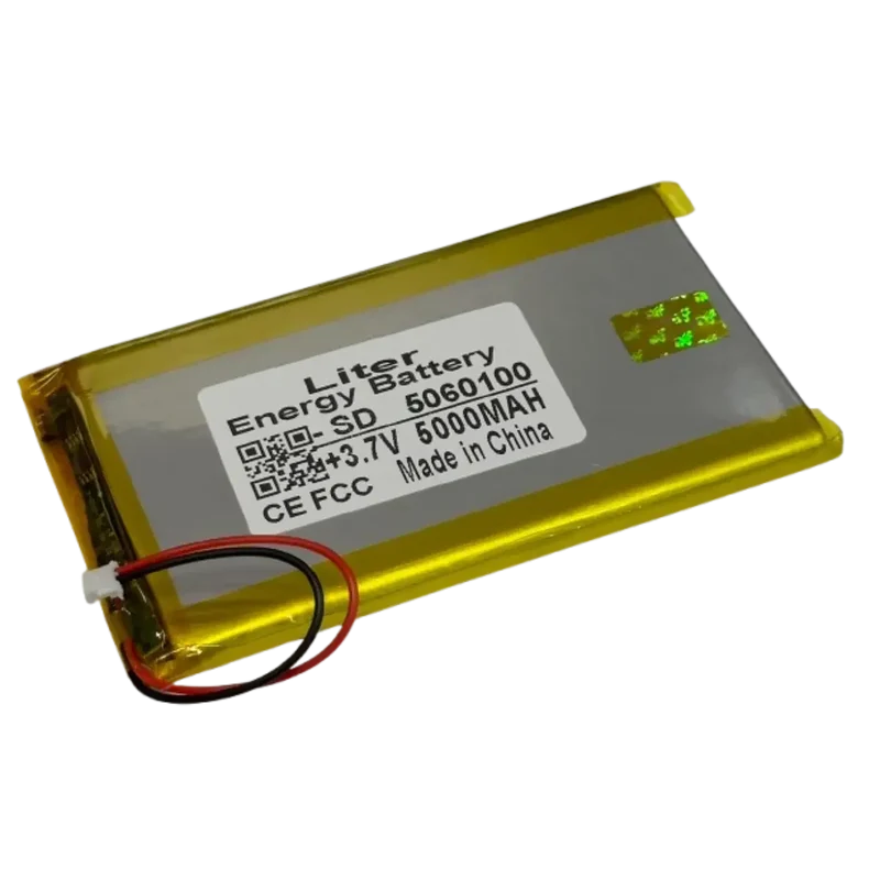 Batterie 5060100 Li-Po 3.7V 5000mAh connecteur 2 fils
