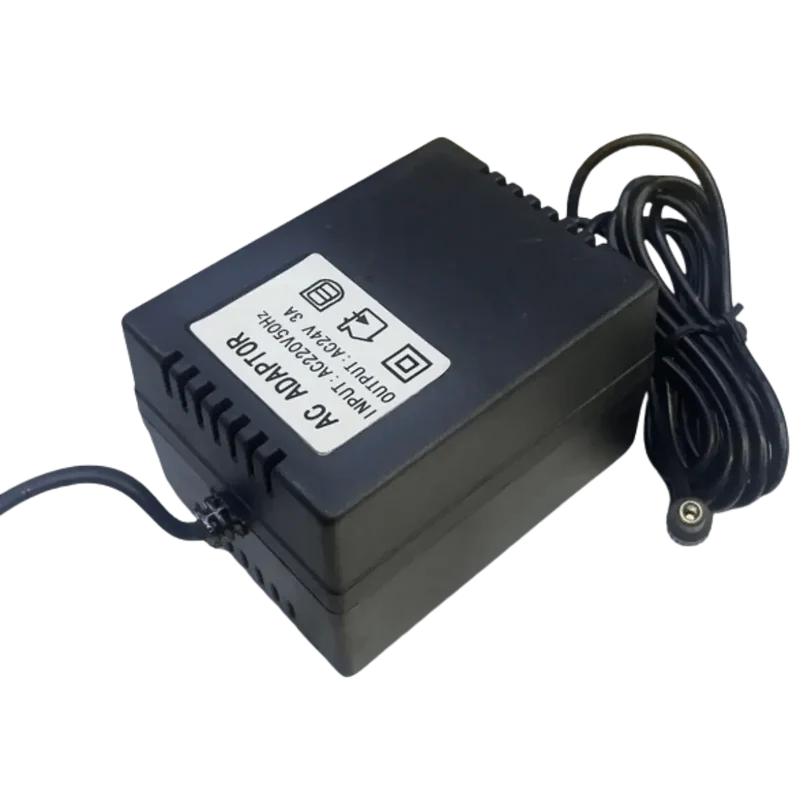 Transformateur AC/AC 24V 3A 60W – Adaptateur Secteur 230V Sortie Alternatif Jack 5.5x2.5mm