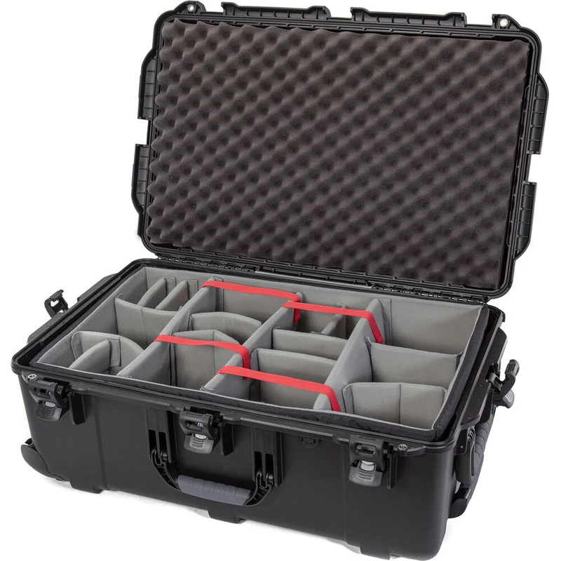 Valise Rigide à roulettes Nanuk 963 avec Séparateurs rembourrés (Noir)