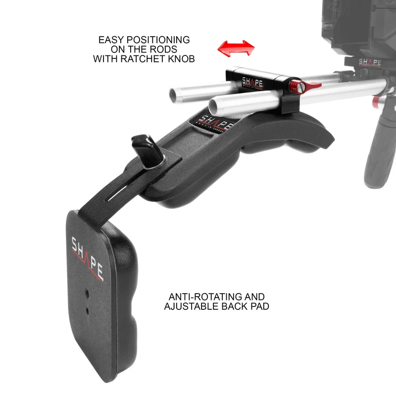 Support d'Épaule pour Canon C500 Mark II, C300 Mark III