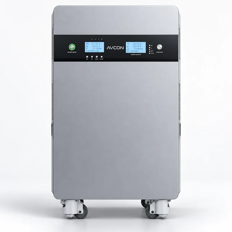 Système de stockage d'énergie tout-en-un sur roues de 16.08 kWh et 5 kW, fonctionnant hors réseau