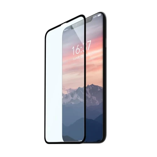 Protection intégrale en verre trempé pour iPhone X.