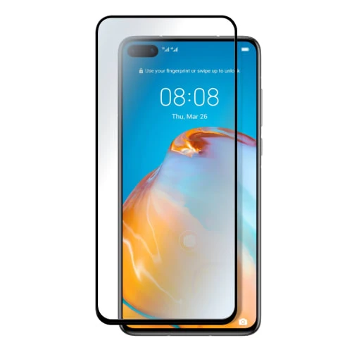Protection intégrale en verre trempé pour Huawei P40.