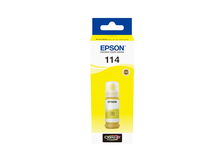 Epson 114 Original, Encre Jaune pour Imprimantes