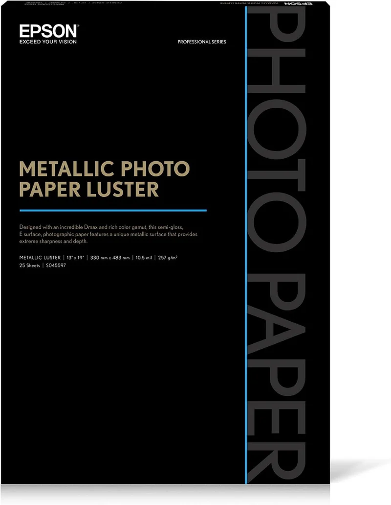 Papier Photo Métallisé Lustré 13x19po (25 Feuilles)