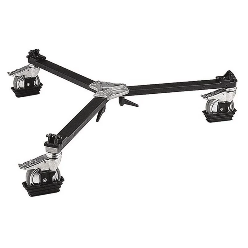 Base Dolly video avec freins individuels pour trépied