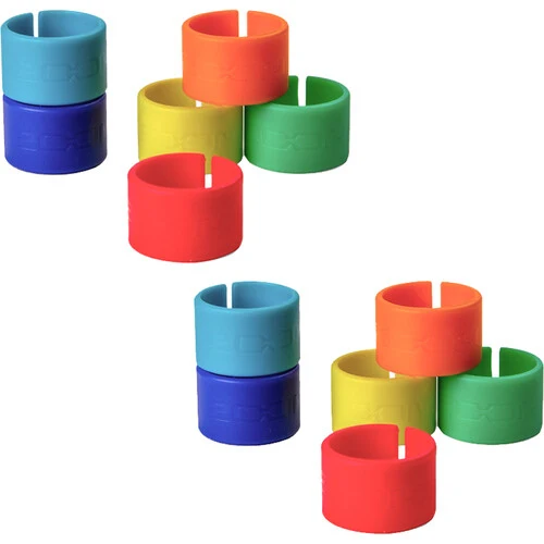 Bagues de couleur pour câble XLR (6 Paires)