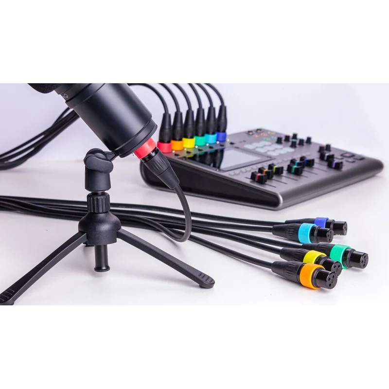 Bagues de couleur pour câble XLR (6 Paires)
