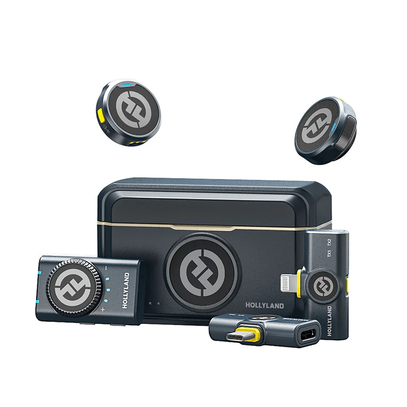 Micro cravate sans-fil Duo LARK M2 Camera/Telephone (Noir)