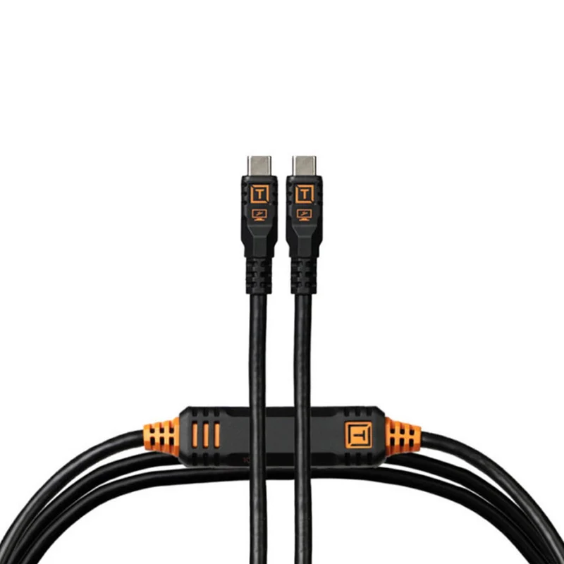Ensemble de Départ Optima Droit à Droit avec Support TetherGuard/Sac TechManager/Attaches de câble 15pi Noir