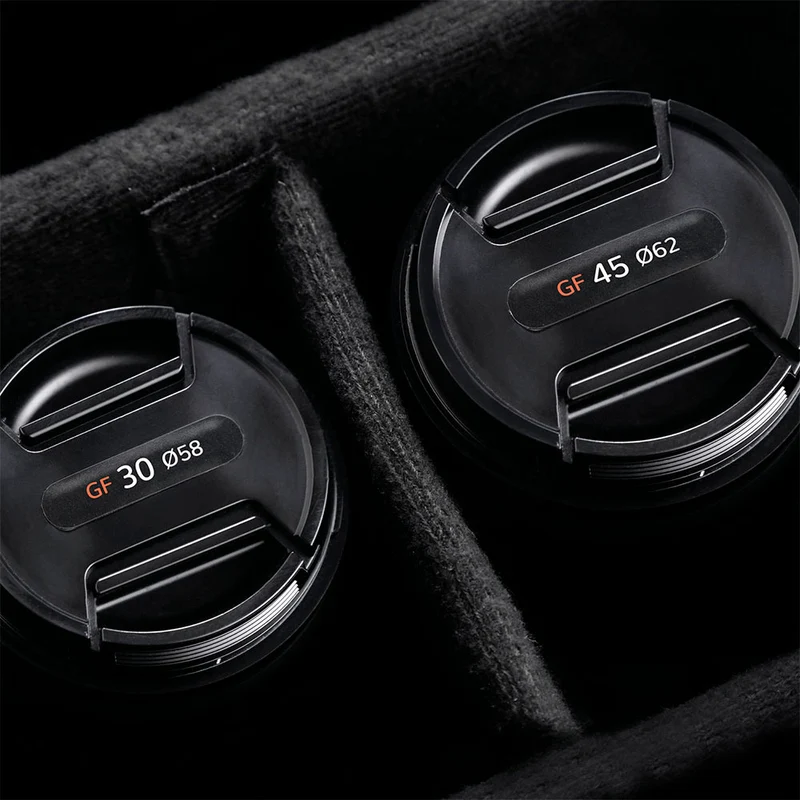 Indicateurs d'objectifs avant/arrière Fujifilm GF