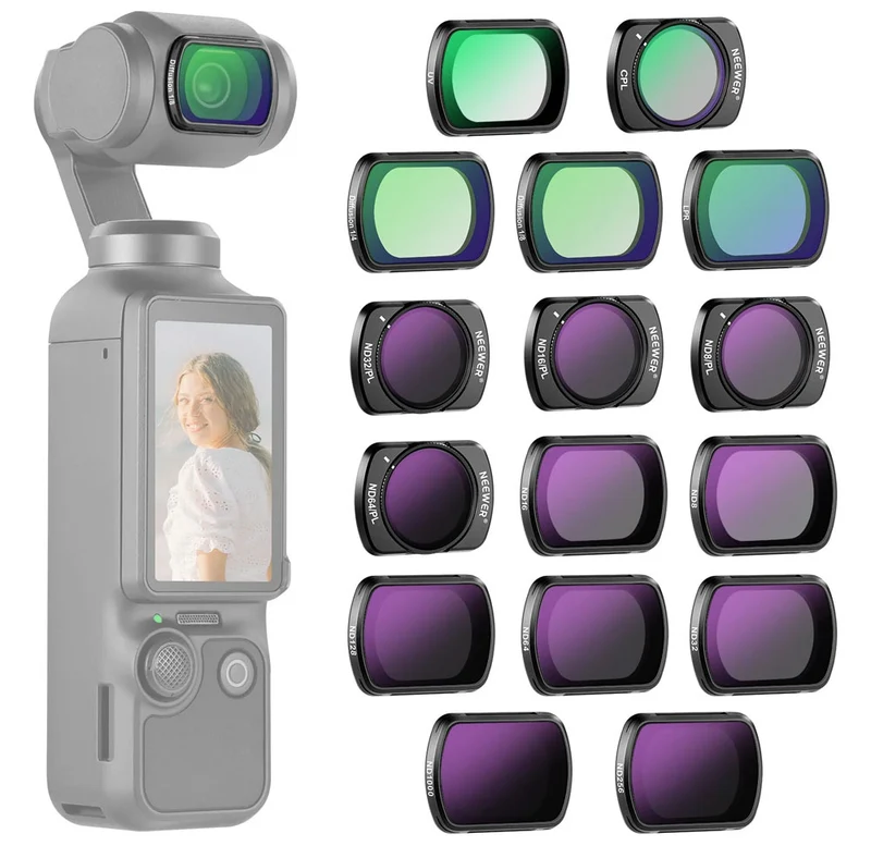 Ensemble de 16 filtres FL-B06 pour DJI Osmo Pocket 3