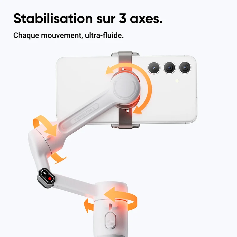 Stabilisateur pour téléphone Flow 2 (Gris)