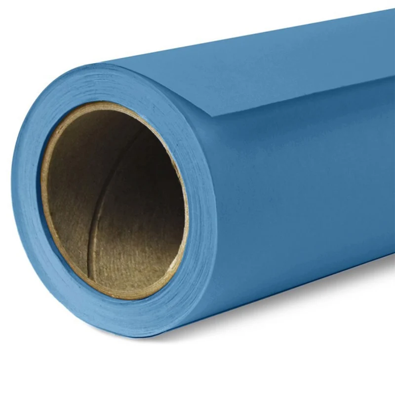 Rouleau de papier 86po x 36pi Bleu Golfe