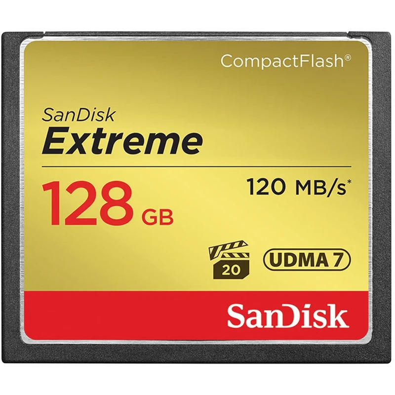 Carte Mémoire CompactFlash Extreme UDMA 7 128GB