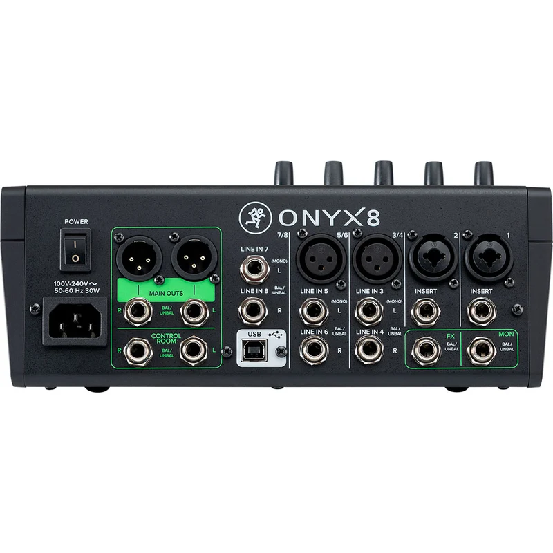 Mélangeur 8 Canaux avec Enregistreur Multipiste USB Onyx8