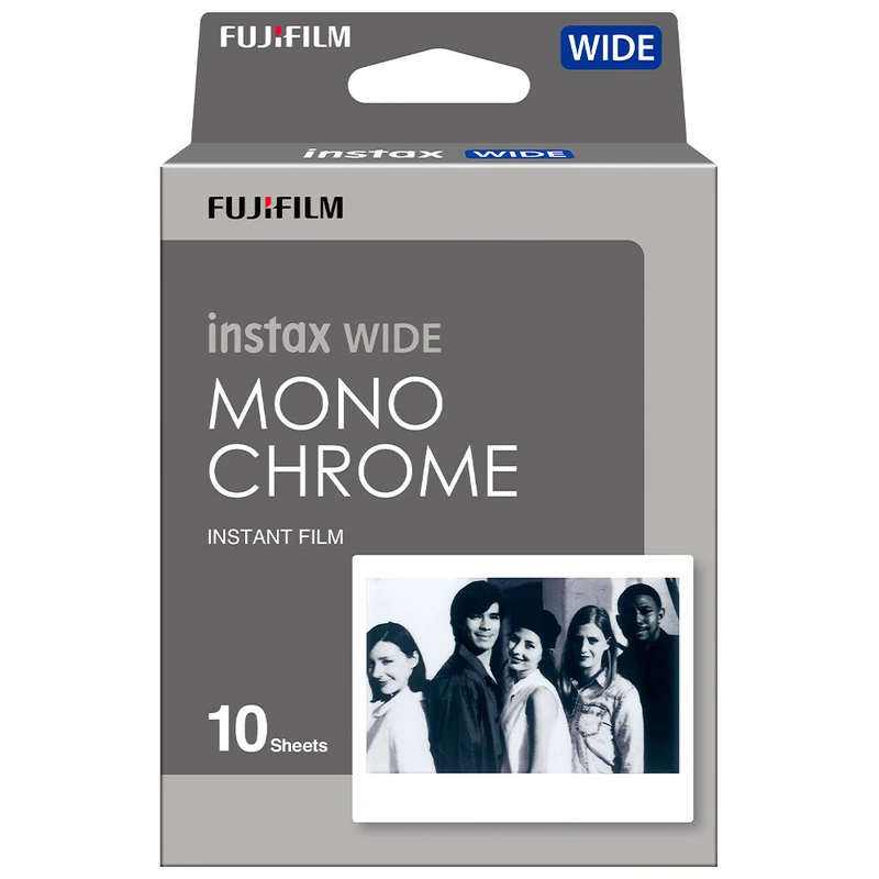 Film Instantané Instax Wide Monochrome (10 Feuilles)