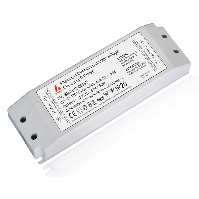Transformateur smt-012-060 24Vdc intensité réglable ELV, MLV ou Triac