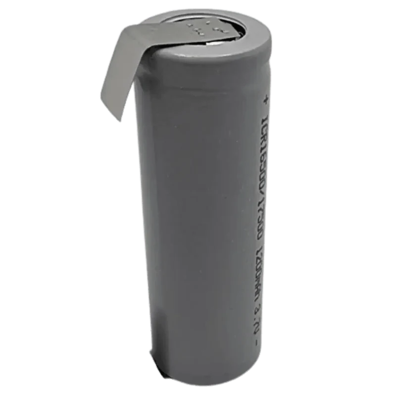 Batterie 3.7V 16500 Li-ion 1200mAh pattes à souder