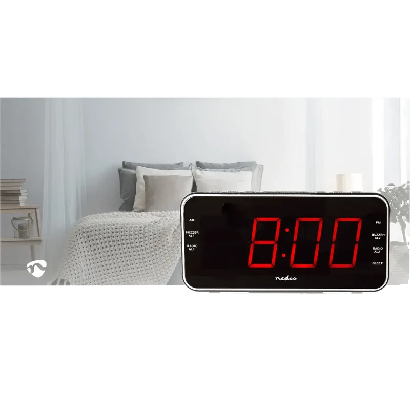 Radio Reveil FM avec alarme numérique