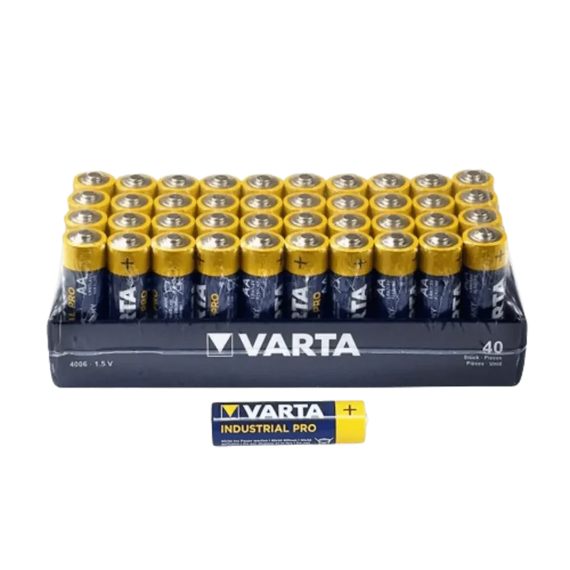 40 x Piles Varta Industrial PRO LR6 / AA 4006 (carton)