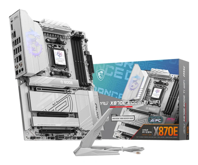 MSI MPG X870E EDGE TI WIFI Carte Mère AMD X870E Socket AM5 ATX
