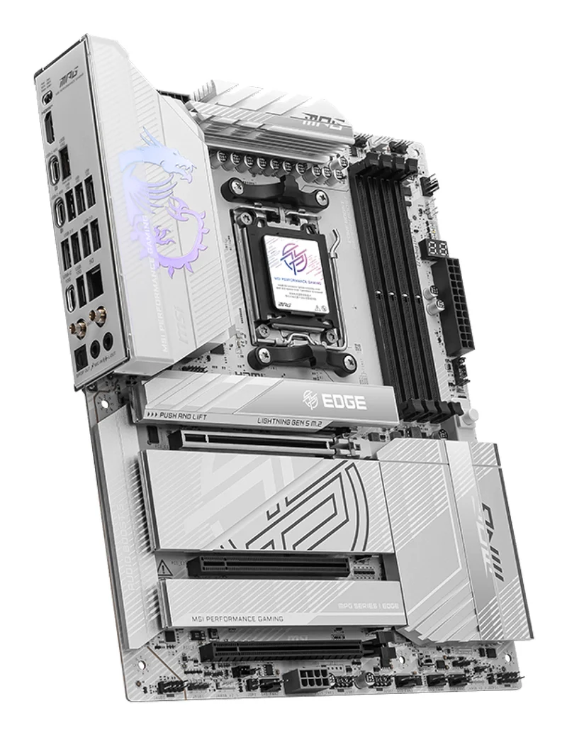 MSI MPG X870E EDGE TI WIFI Carte Mère AMD X870E Socket AM5 ATX