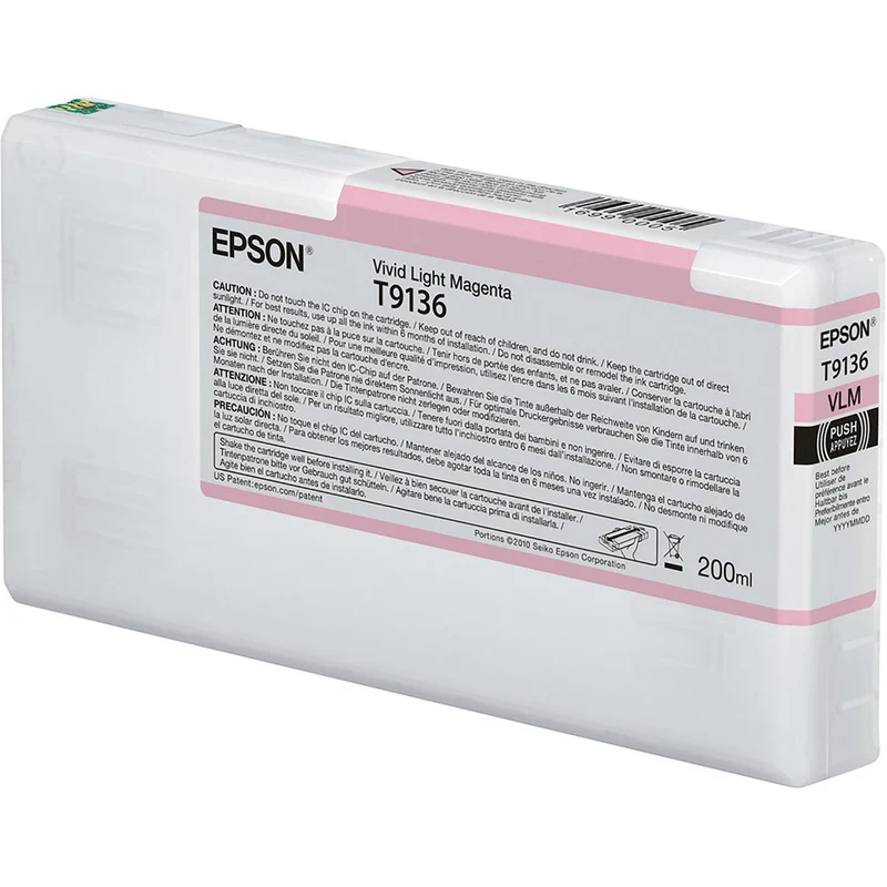 Cartouche d’Encre UltraChrome HDX T913 Magenta Clair Vif (200 ml)