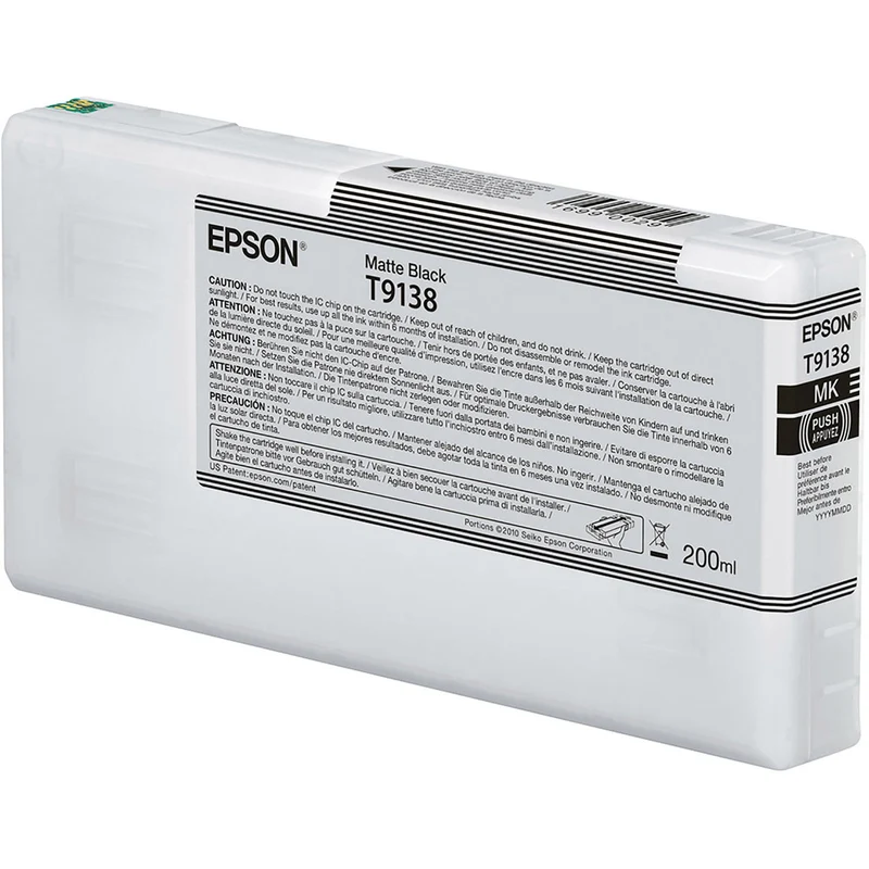 Cartouche d’Encre UltraChrome HDX T913 Noir Mat (200 ml)