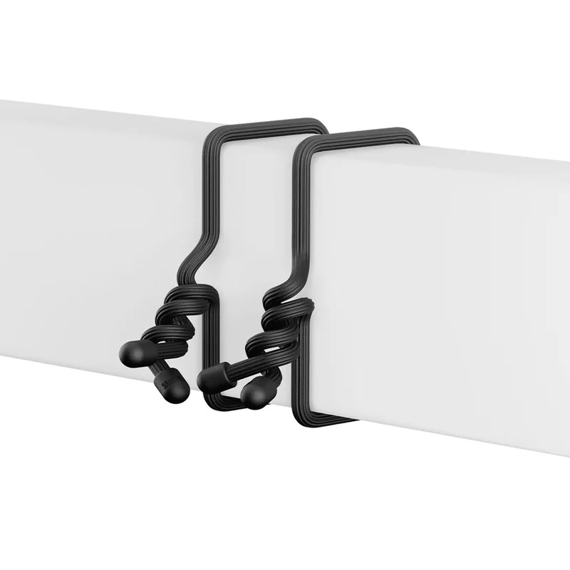Fixation flexible (avec attaches Gear Ties)