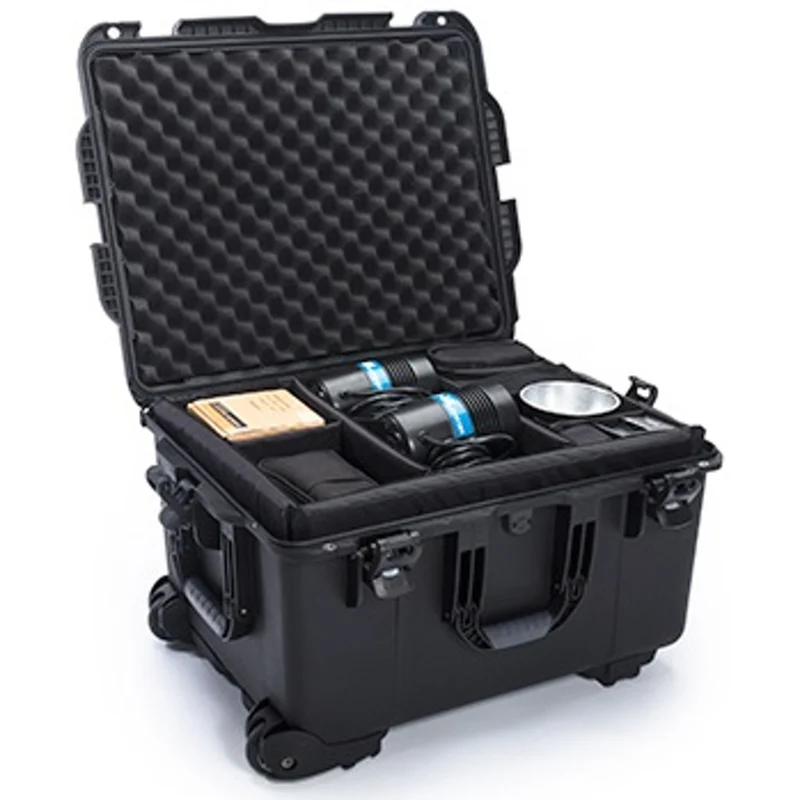 Valise Rigide à Roulettes Nanuk 960 avec Mousse (Noir)