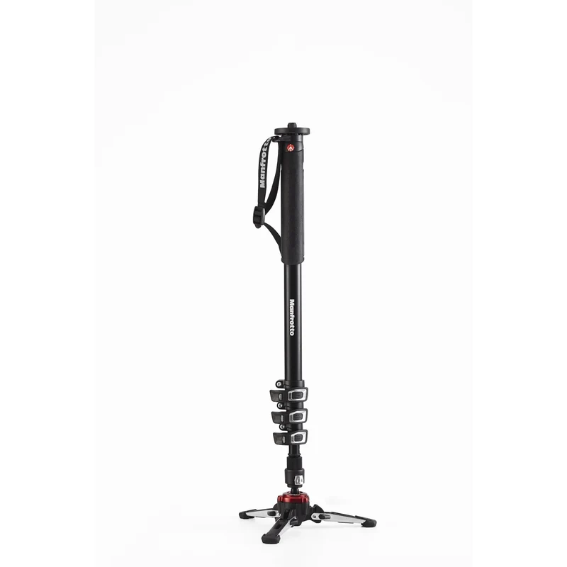 Monopied Vidéo Fluide XPRO 4 Sections en Aluminium MVMXPROA4 avec Base FLUIDTECH