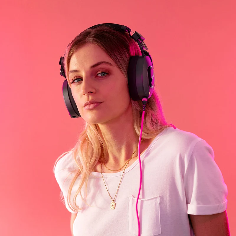 Câble NTH-CABLE 3.5mm avec Serrure 2.4m (Rose)