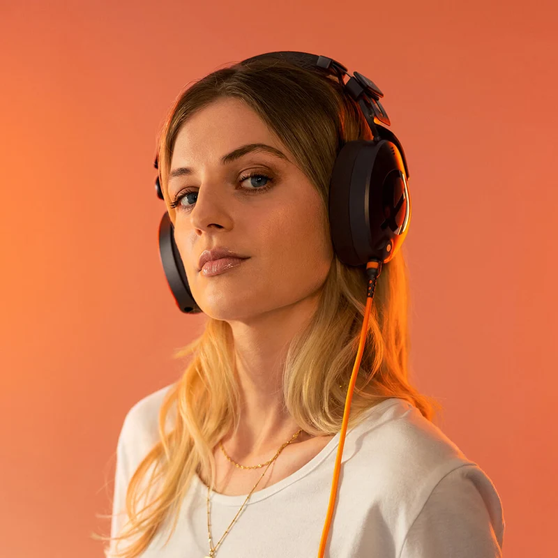 Câble NTH-CABLE 3.5mm avec Serrure 2.4m (Orange)