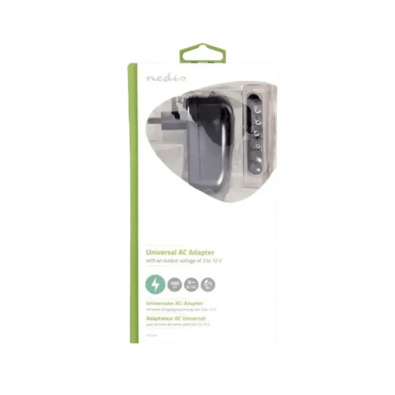 Adaptateur secteur universel AC/DC 3-12V 1000mA 6 embouts