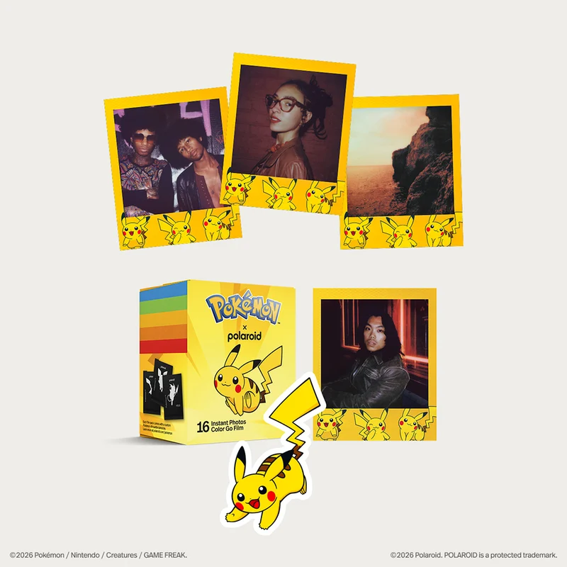 Film Instantané Go Couleur Édition Pokemon Pikachu (16 Poses)