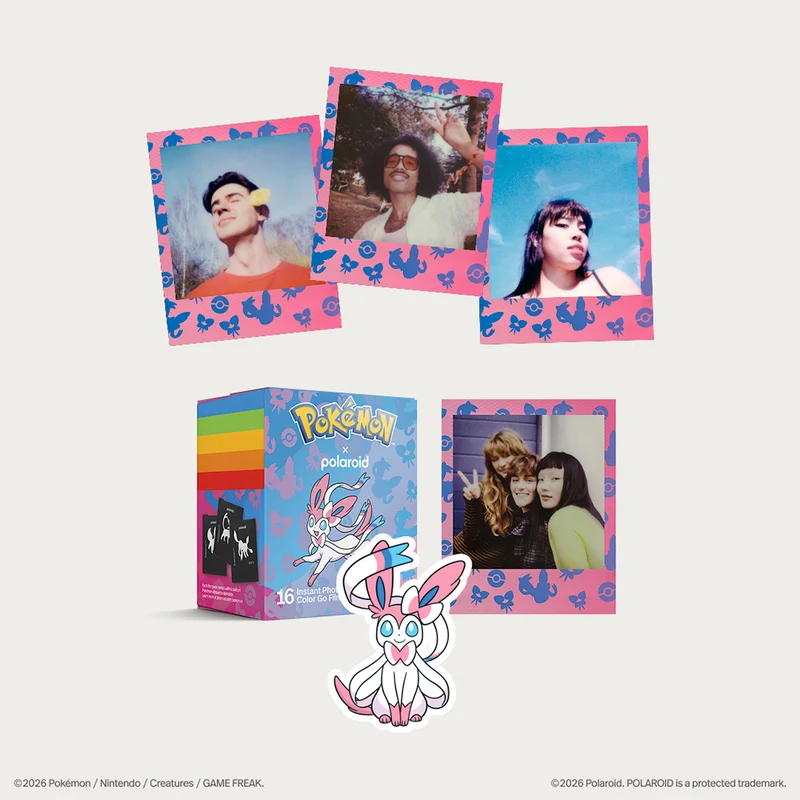 Film Instantané Go Couleur Édition Pokemon Sylveon (16 Poses)