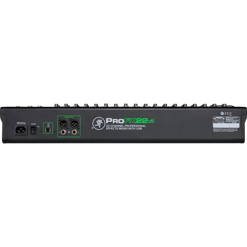 Mélangeur Professionnel de 22 Canaux avec USB - ProFX22v3