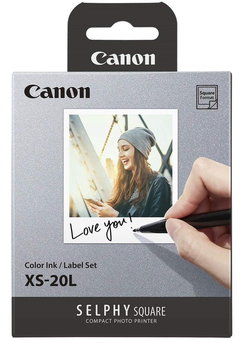 Ensemble Encre Couleur et Papier SELPHY XS-20L (20 Feuilles)