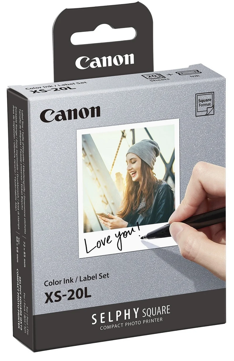Ensemble Encre Couleur et Papier SELPHY XS-20L (20 Feuilles)