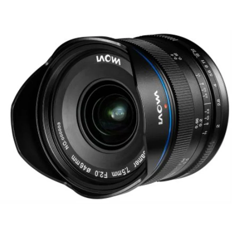 7.5mm f/2 pour Micro 4/3 (Noir)