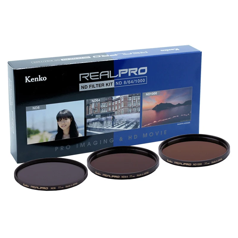 Ensemble de Filtres ND8/ND64/ND1000 (77mm)