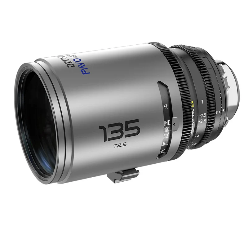 Pavo 135mm T2.5 2X Anamorphique PL/EF (Revêtement Bleu)
